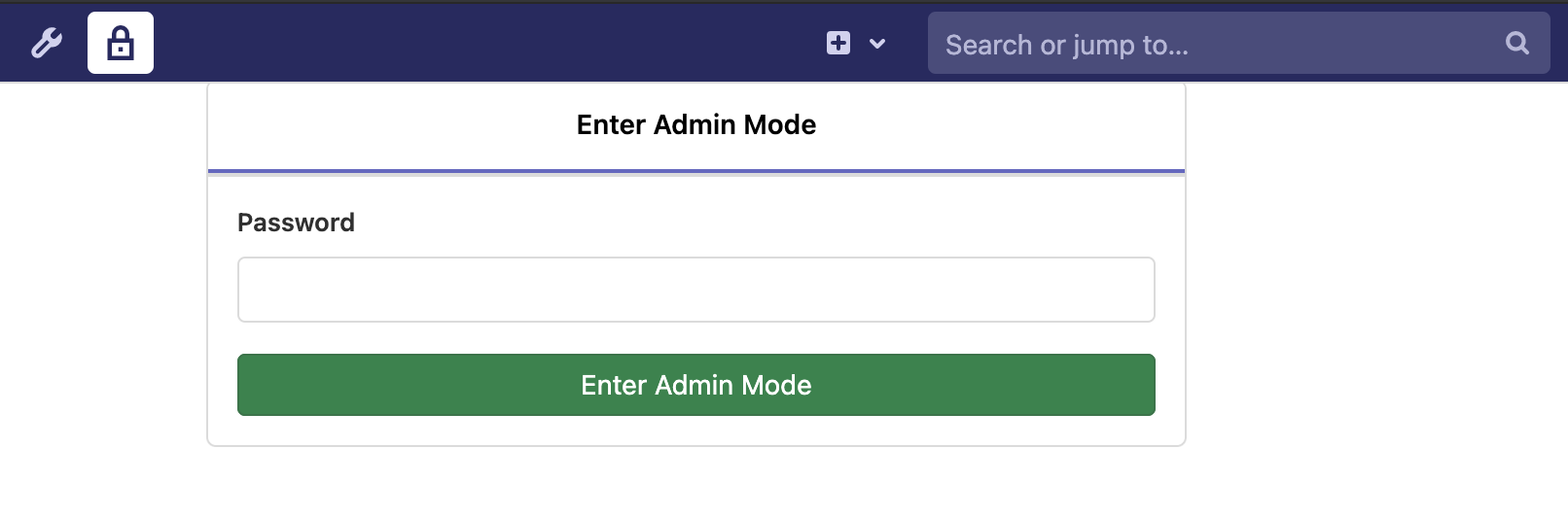 Re-authenticate for GitLab administration with Admin Mode