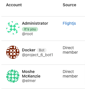 Identify bot users with a badge
