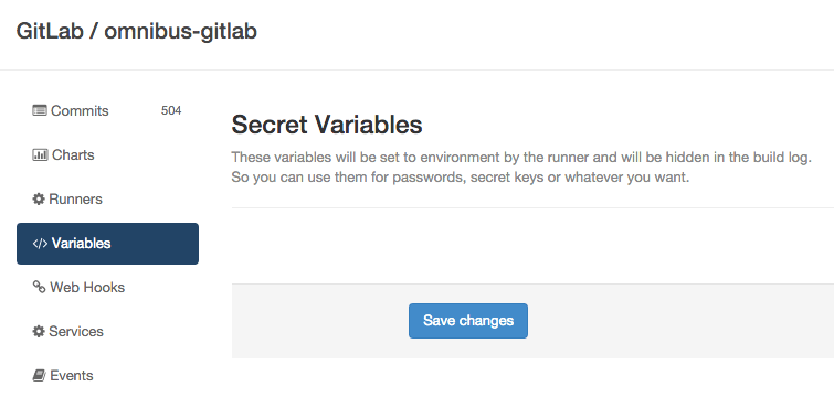 Secret Variables