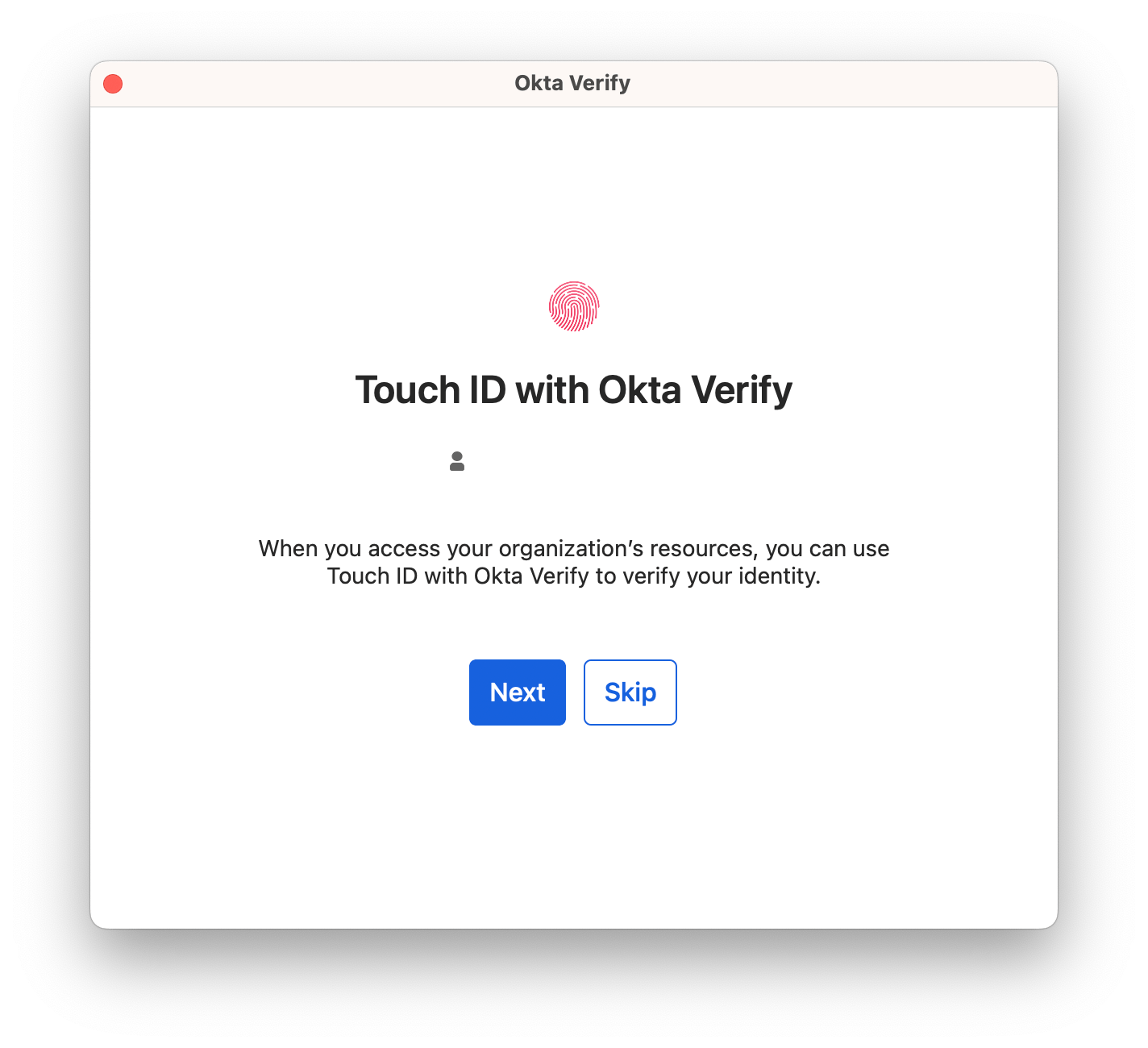Touch ID Prompt