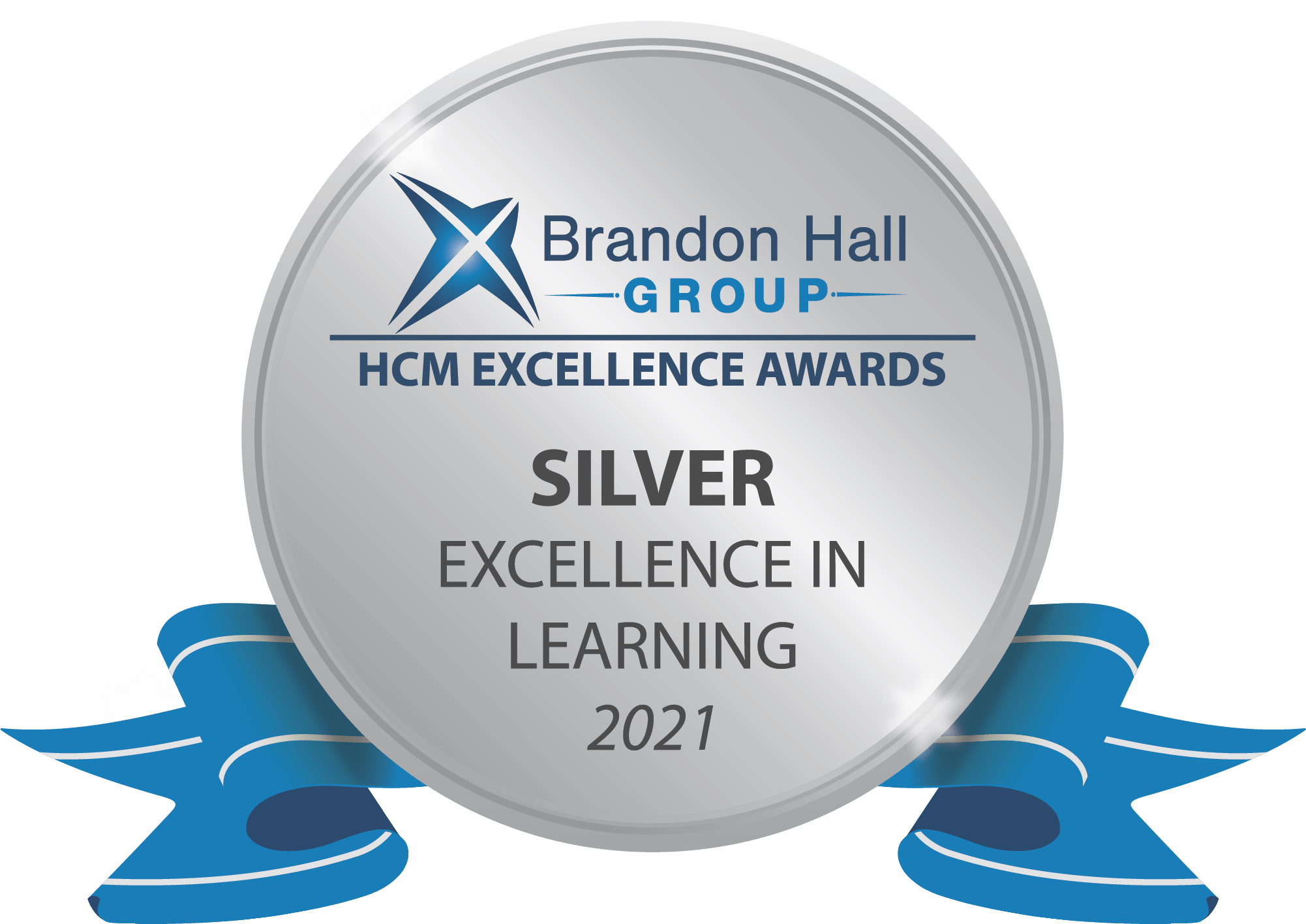 silver brandon hall group award logo