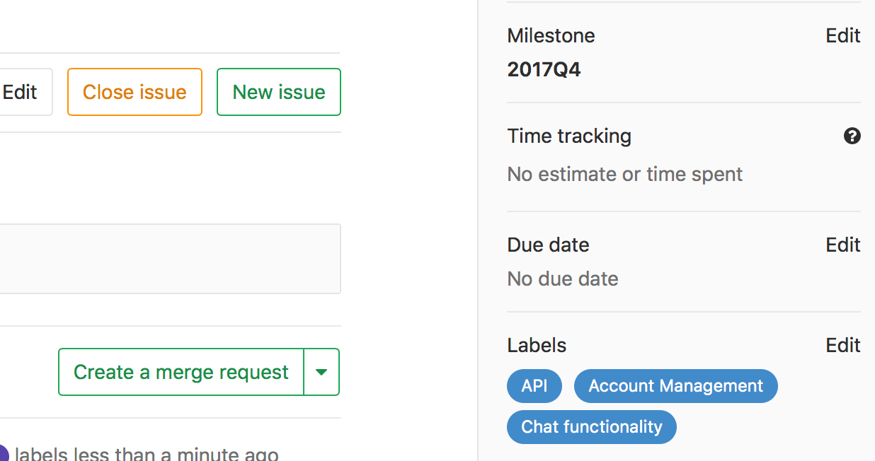 Merge Request Inherits Issue Milestone and Labels