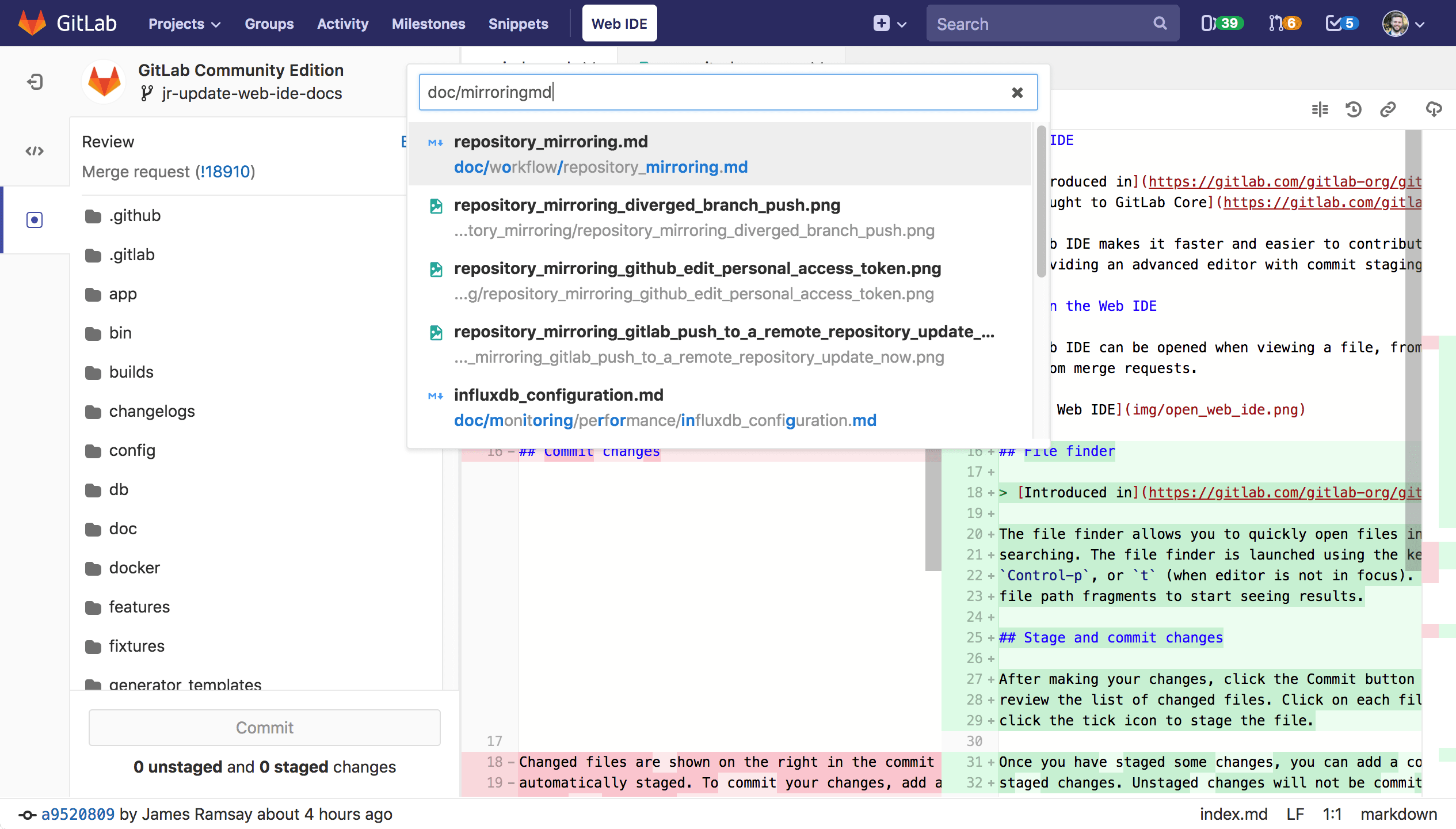 Web ide gitlab что такое