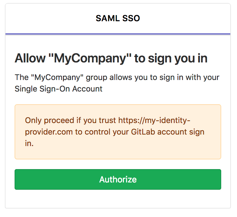 Sign in to GitLab.com with your own SAML provider