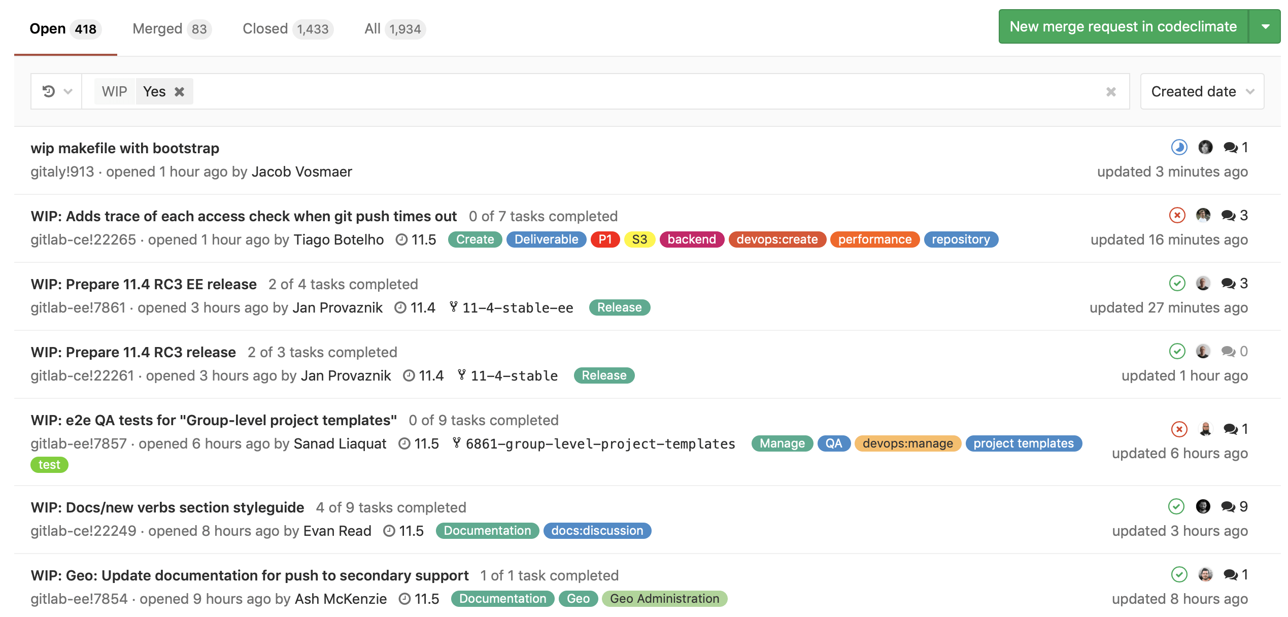 Как узнать сколько строк кода в проекте gitlab