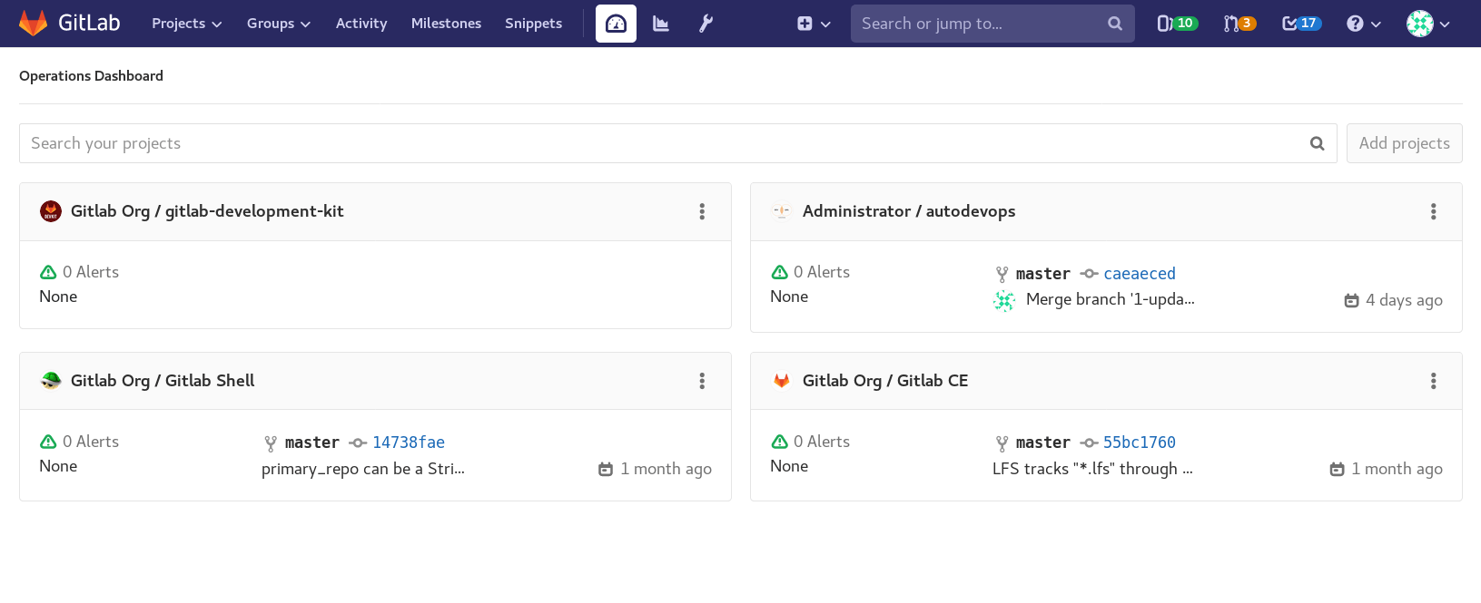 Как добавить проект gitlab в группу