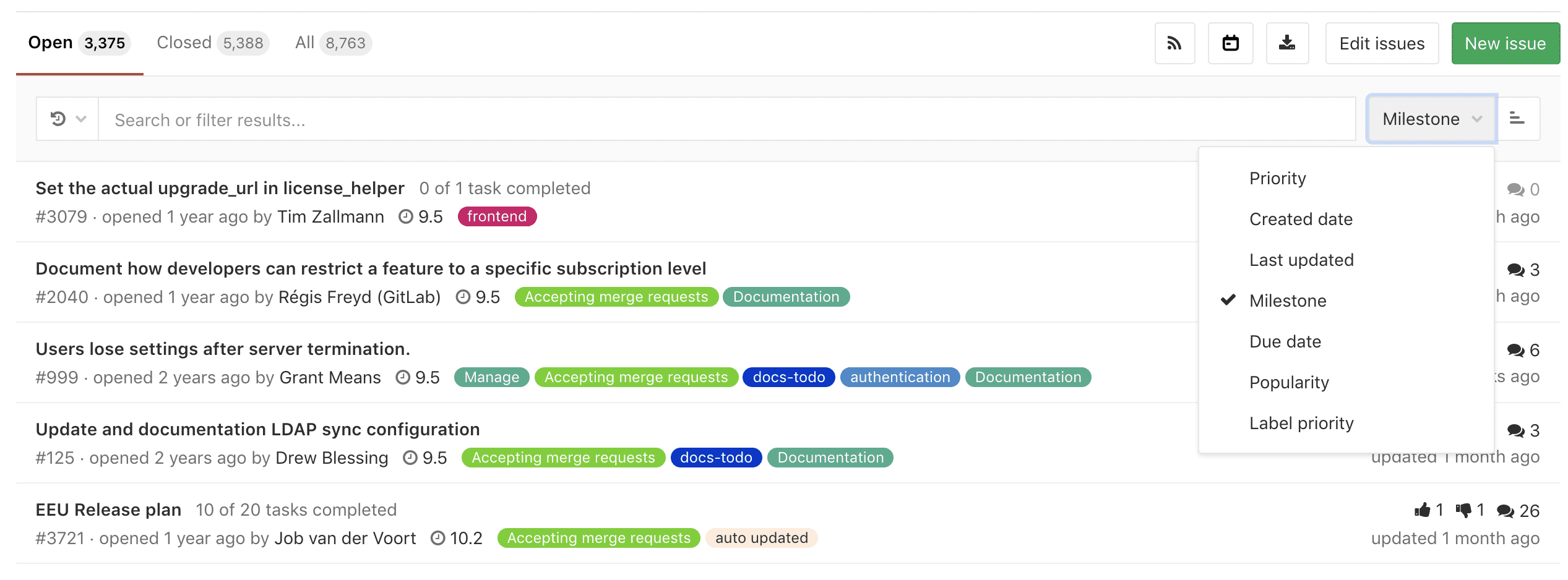 Date ago. Promwad.GITLAB. Как в GITLAB В группе добавить Issues.