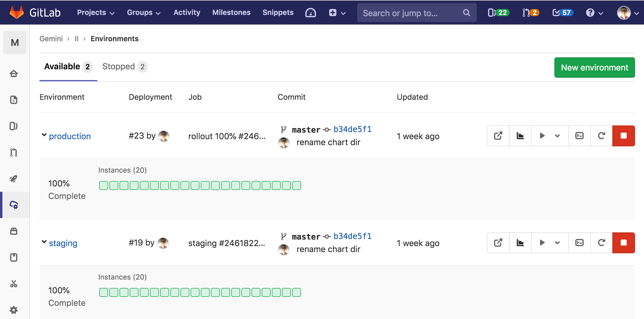 Gitlab script