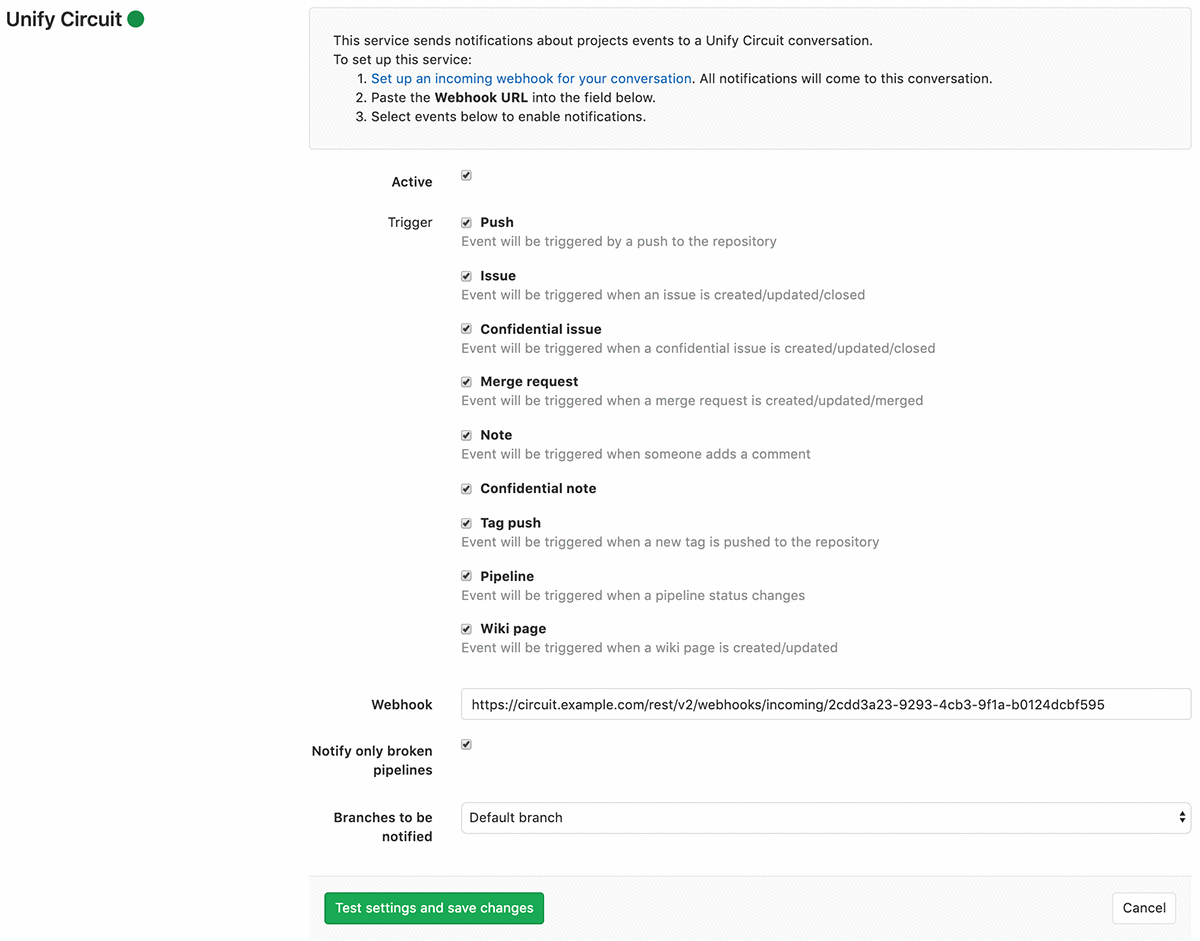 Collaborate more effectively on GitLab activity directly within Circuit