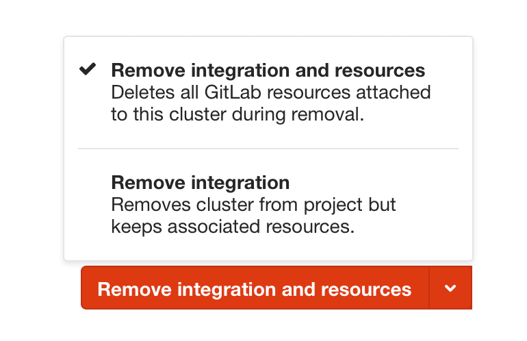 Delete related resources when removing Kubernetes clusters