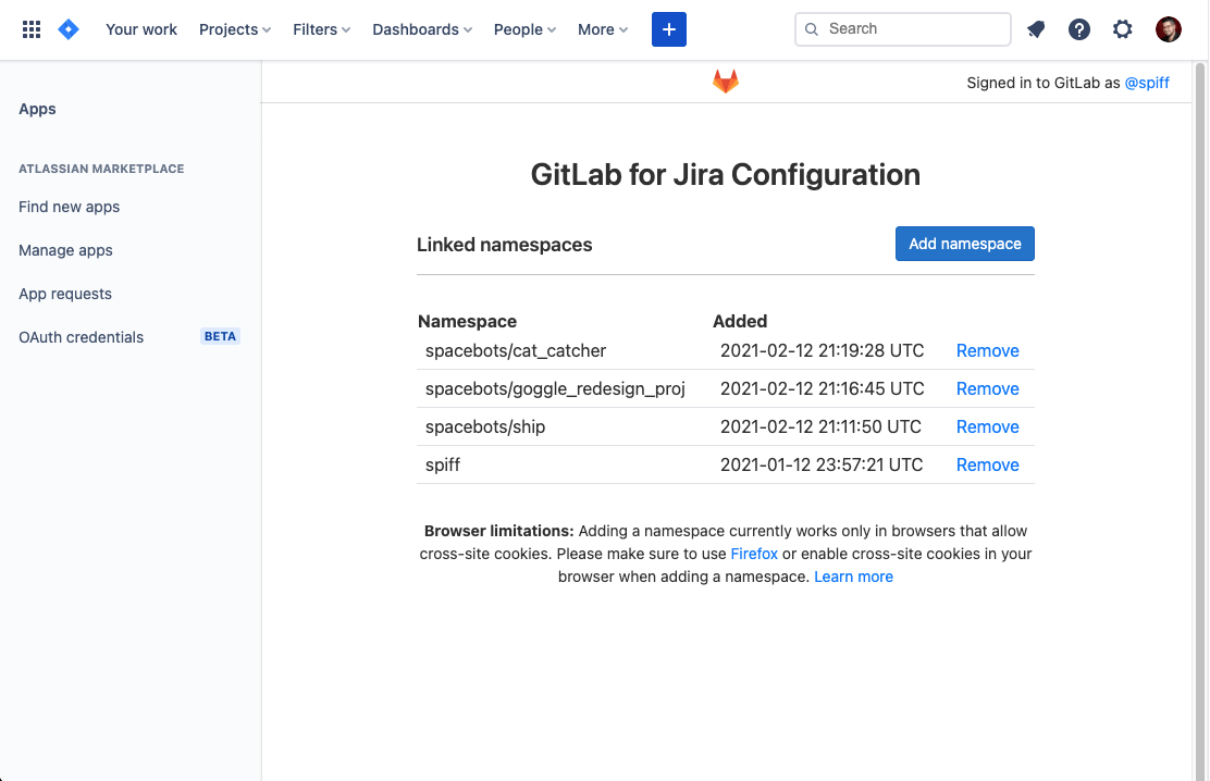 Improvements to the GitLab.com for Jira Cloud Application