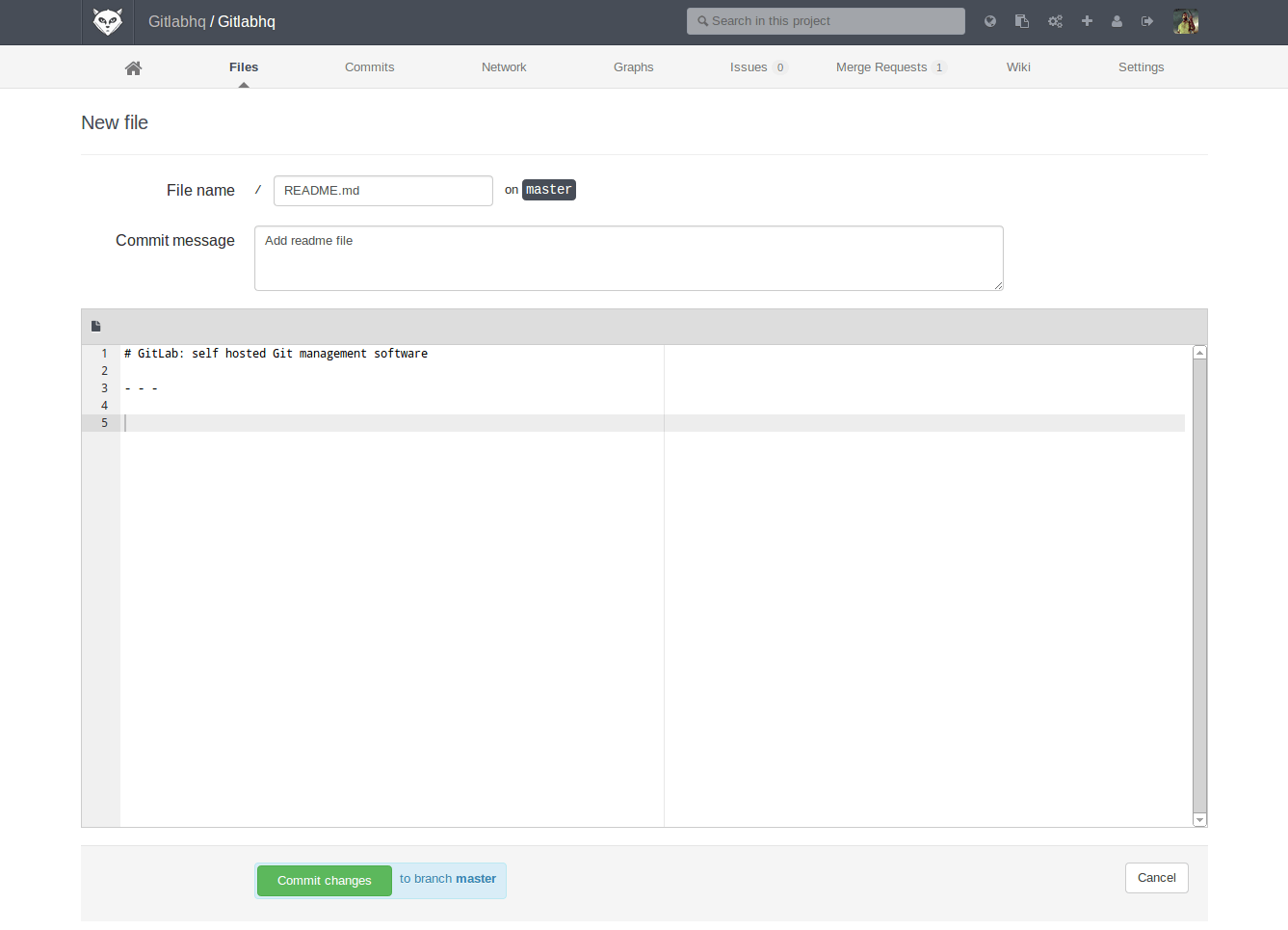 Gitlab template. GITLAB Branches in web interface. GITLAB commit message.