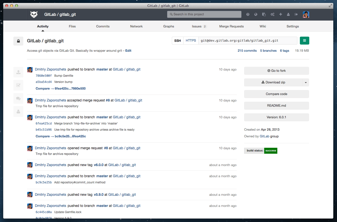 Gitlab hosting