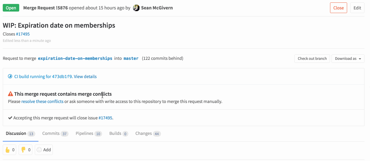 Merge перевод. GITLAB resolve Conflict. Merge request. GITLAB Kanban.