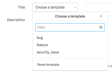 Issue and Merge Request templates in GitLab 8.11