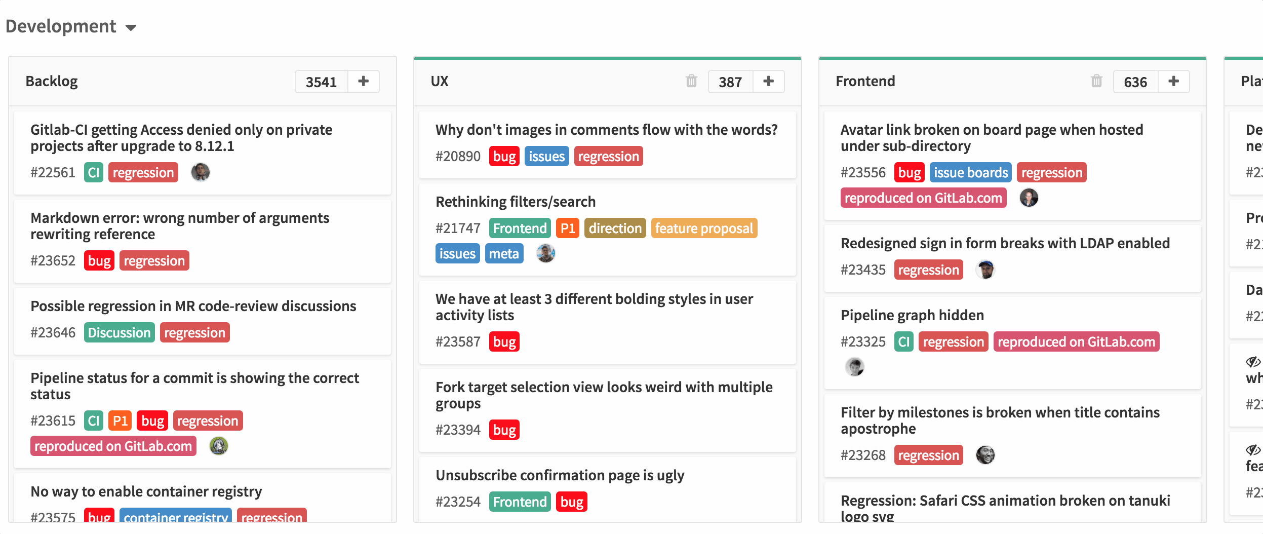 GitLab 8.13の複数の発行ボード