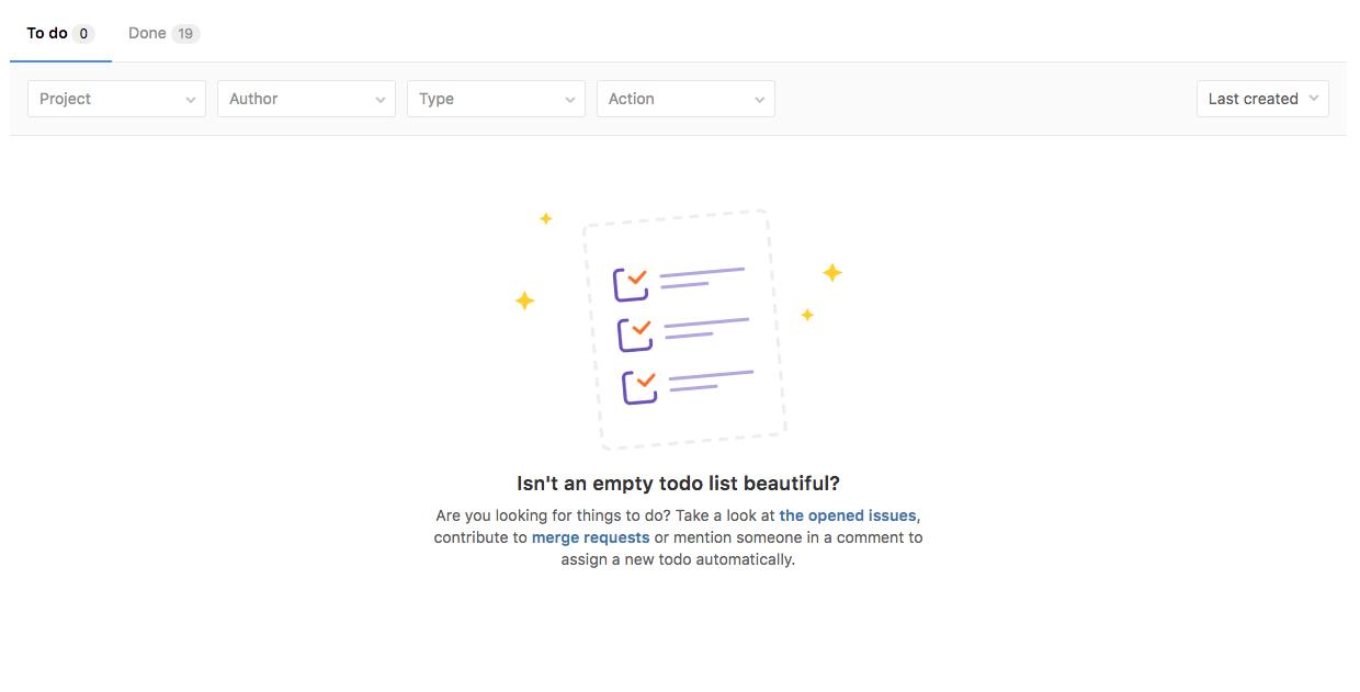 Even empty is beautiful in GitLab 8.15