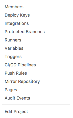 Improved settings navigation in GitLab 8.16