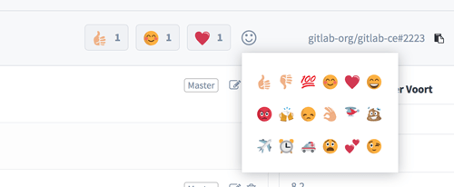 Add award emoji to issues and merge requests in GitLab 8.2