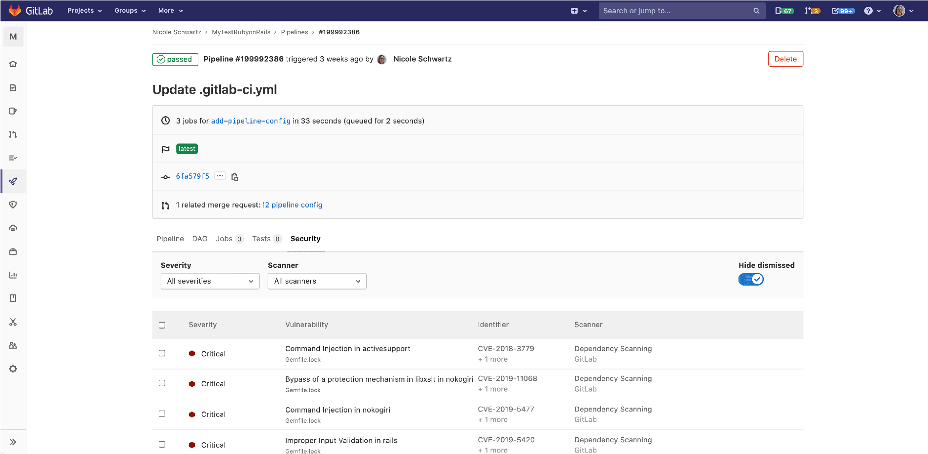 A Quick Guide To Gitlab Dependency Scanning 0971