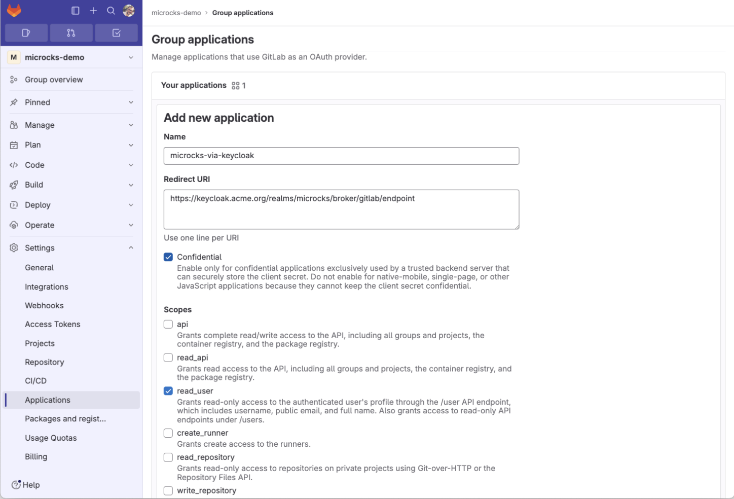 gitlab-application-form