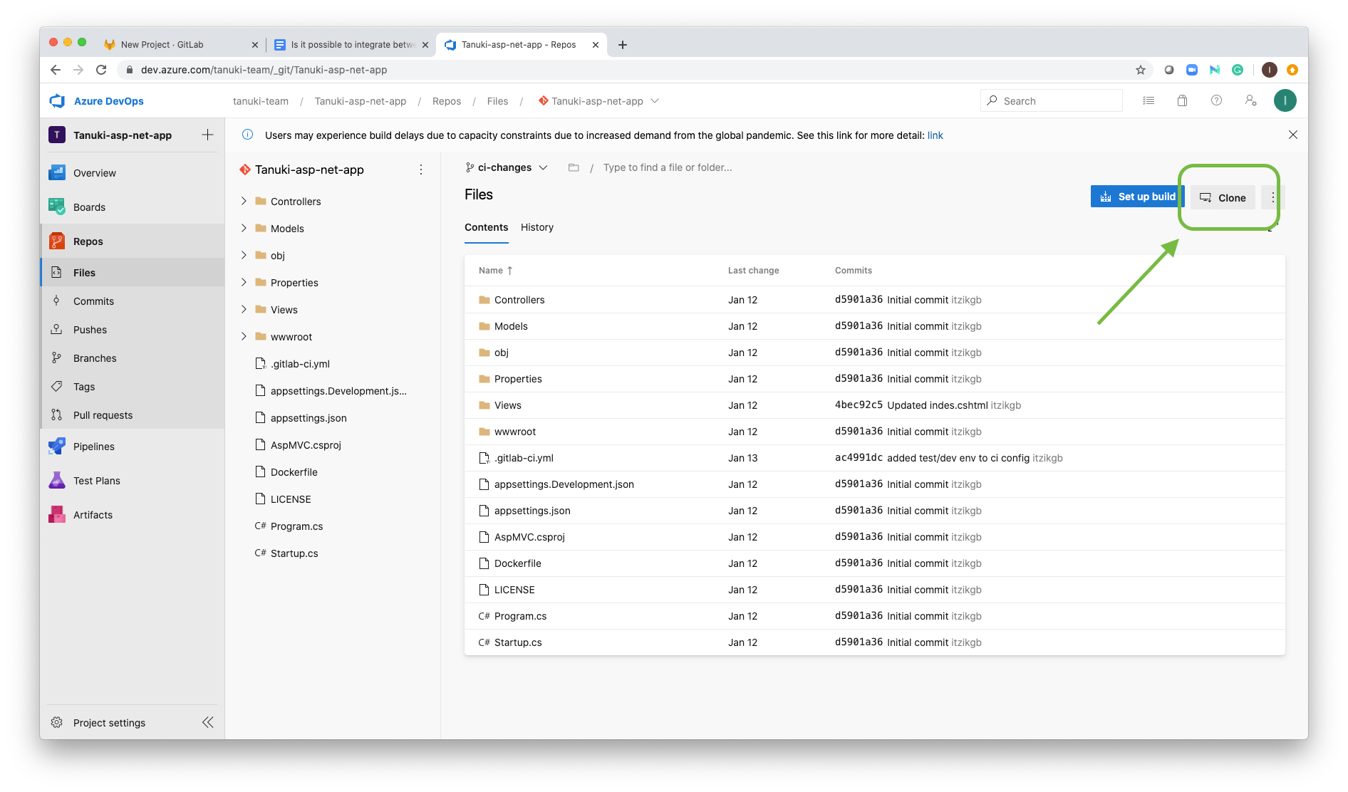 get repository from gitlab using sourcetree