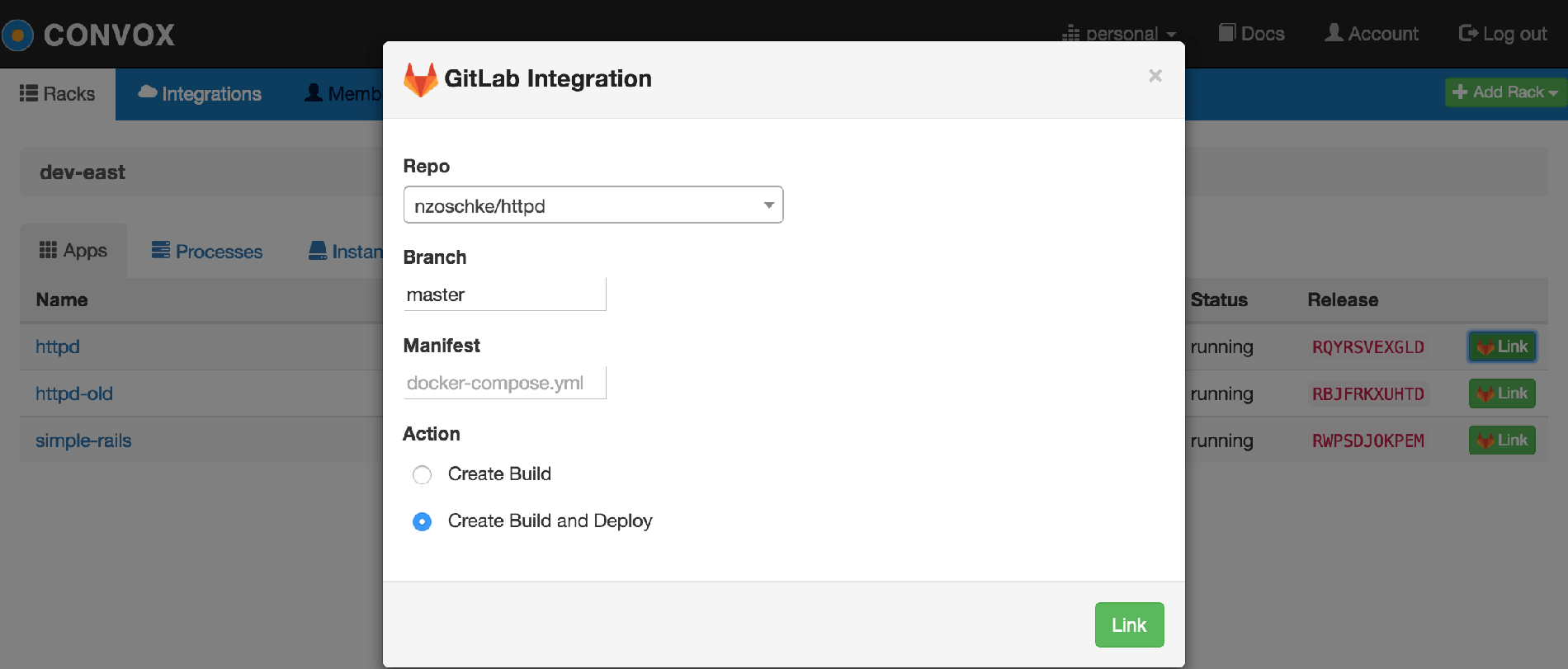 Continuous Delivery from GitLab to Convox