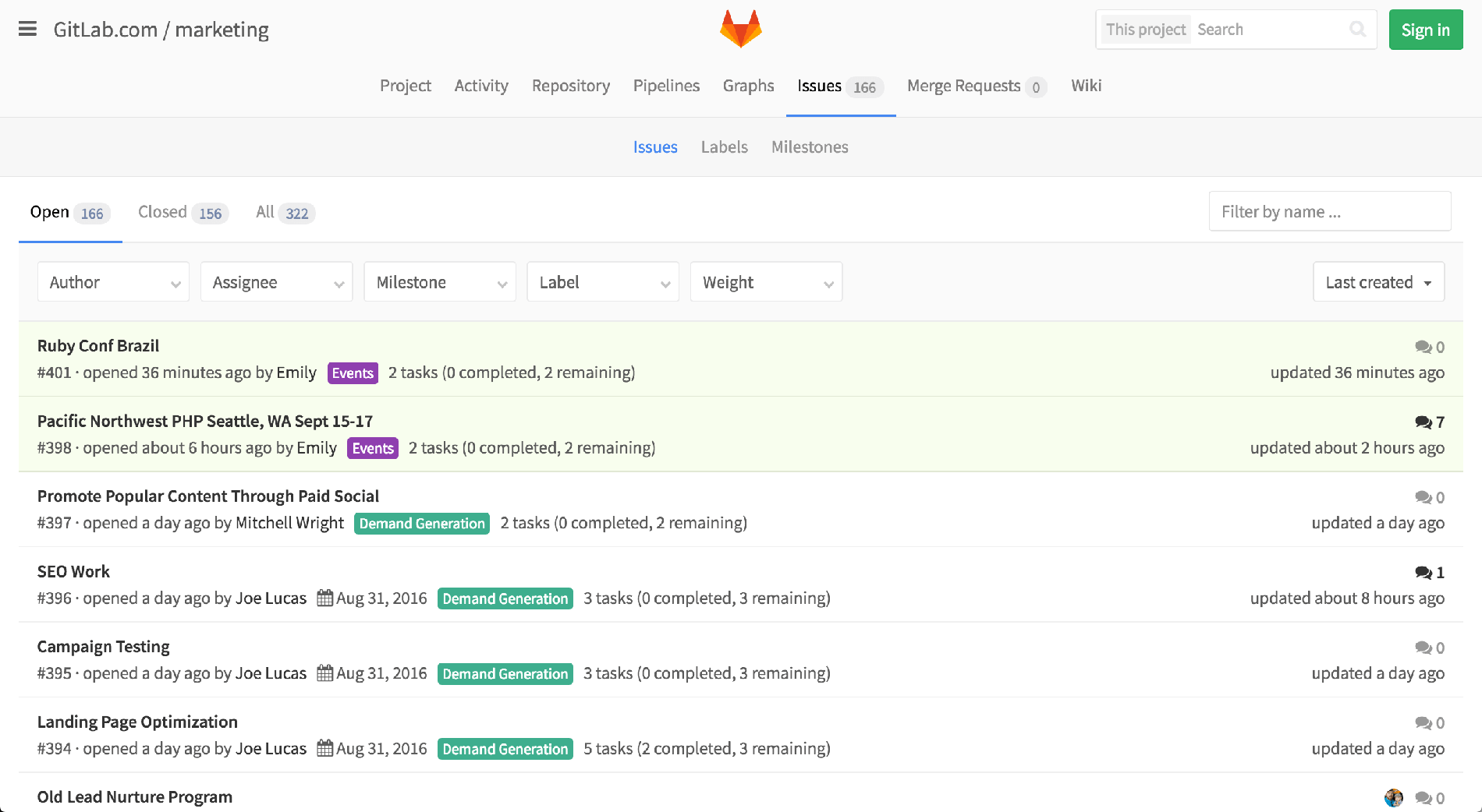 Due date for issues in GitLab 8.7