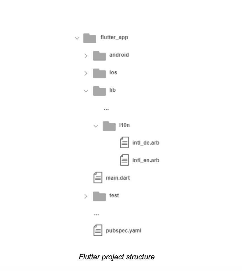 Flutter project structure