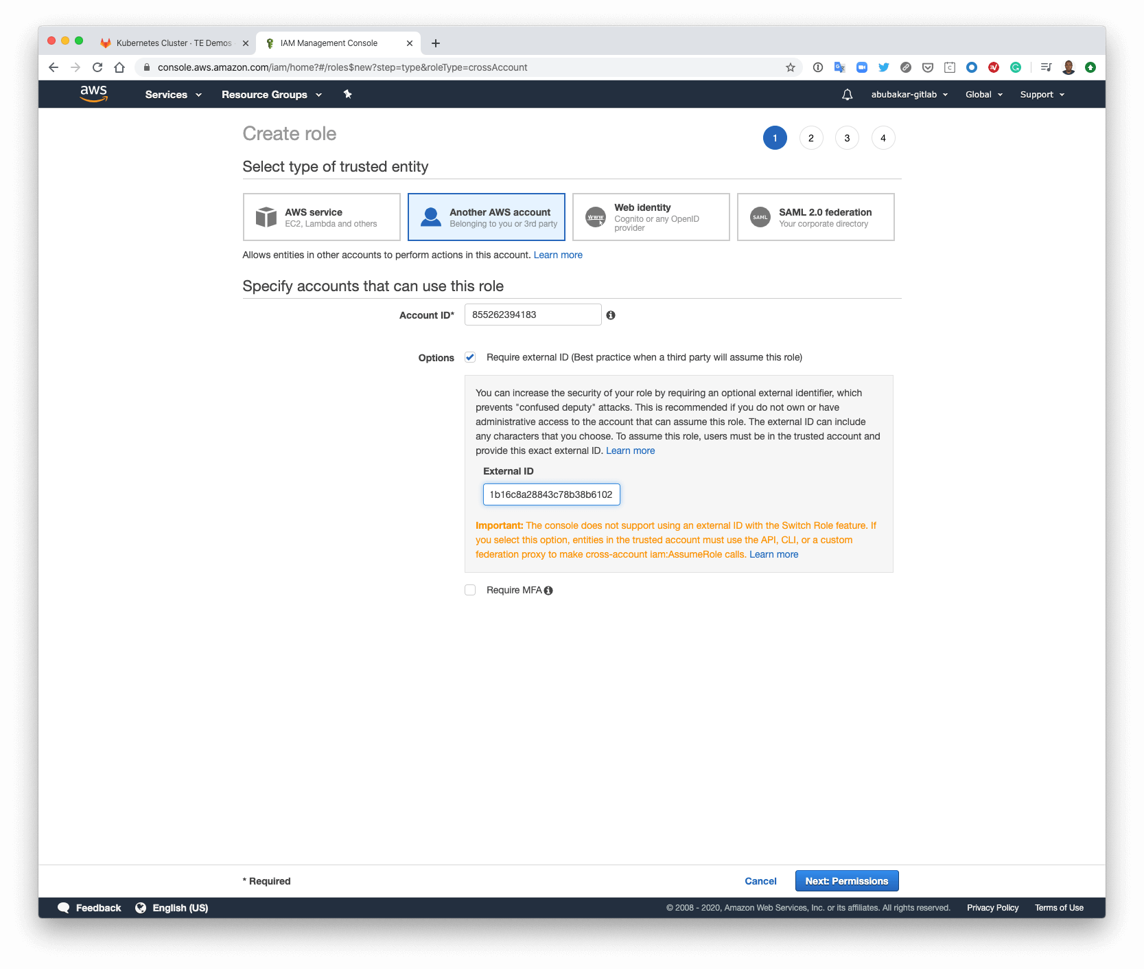 AWS Provision Role