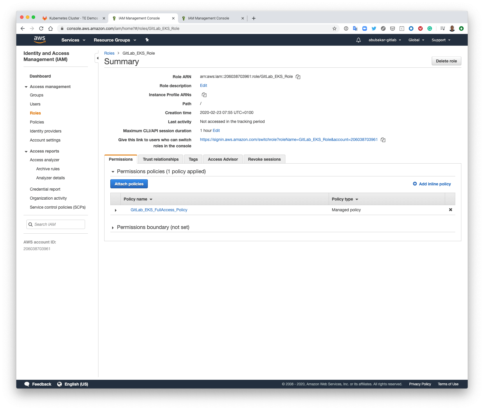 How To Create A Kubernetes Cluster On Amazon Eks In Gitlab Gitlab