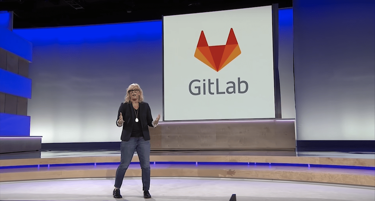 Melody Meckfessel talks GitLab GCP migration during keynote