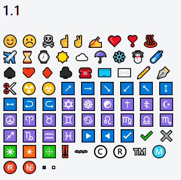 font-family: "Apple Color Emoji", "Segoe UI Emoji", "Segoe UI Symbol";