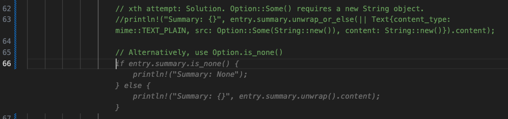 Code suggestions asked for alternative with Options.is_none