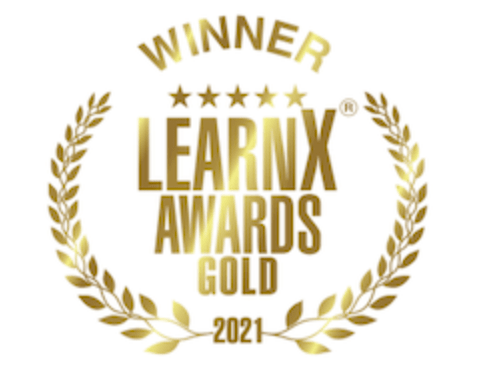 LearnX gold award