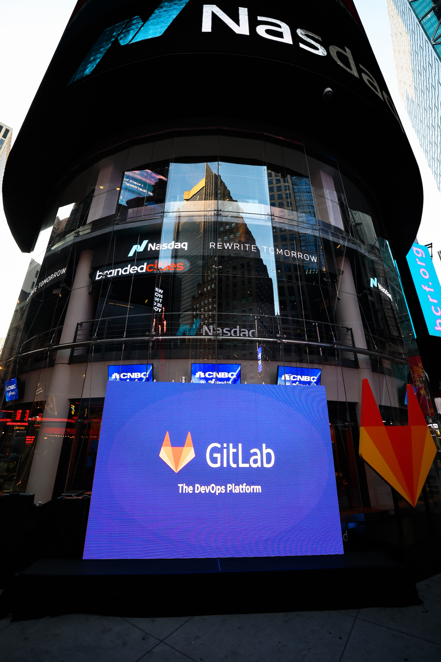 GitLab branding in NYC