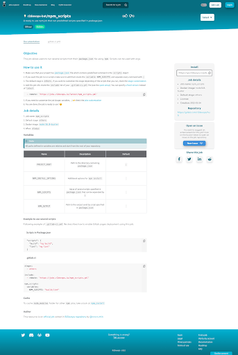 Data in the documentation