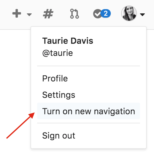 Turn on new nav