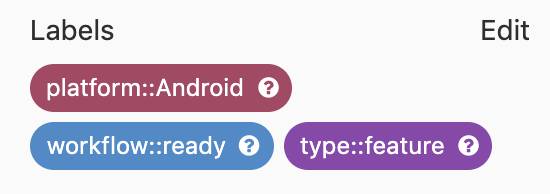 Scoped labels