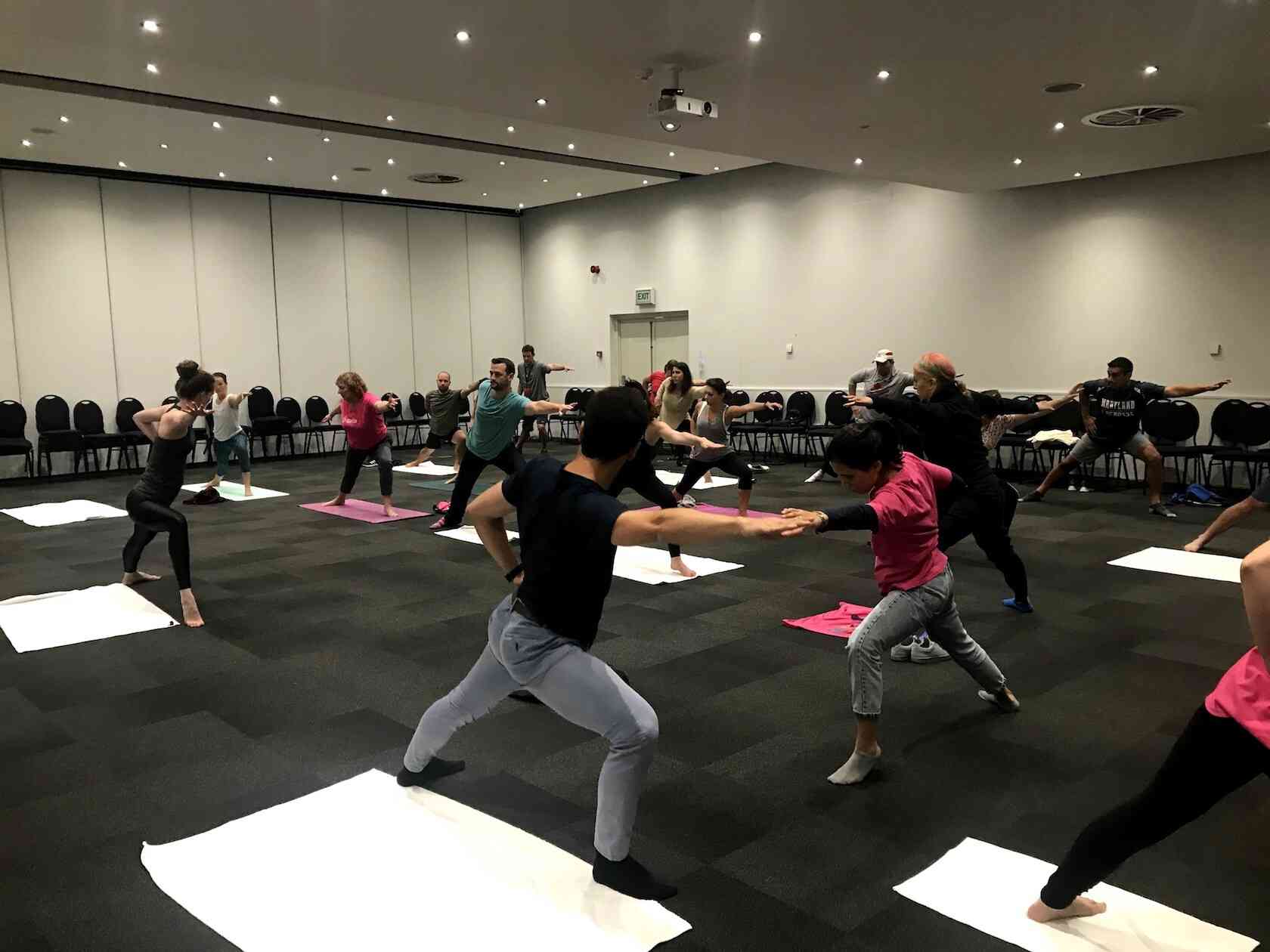 Yoga and body balance session