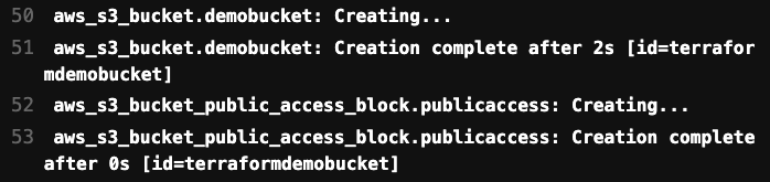 Terraform pipeline AWS S3 bucket