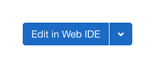 Web IDE chosen by default