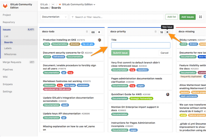 Gitlab users