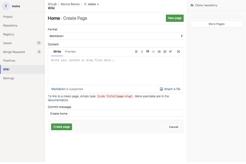 Gitlab script