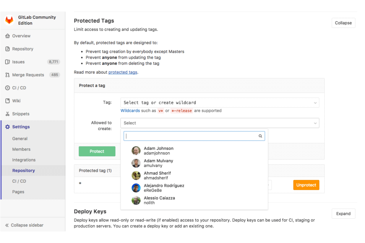 Tags creator. GITLAB. GITLAB Интерфейс. GITLAB deployment. GITLAB community Edition.