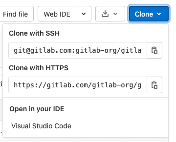 Open project in Visual Studio Code
