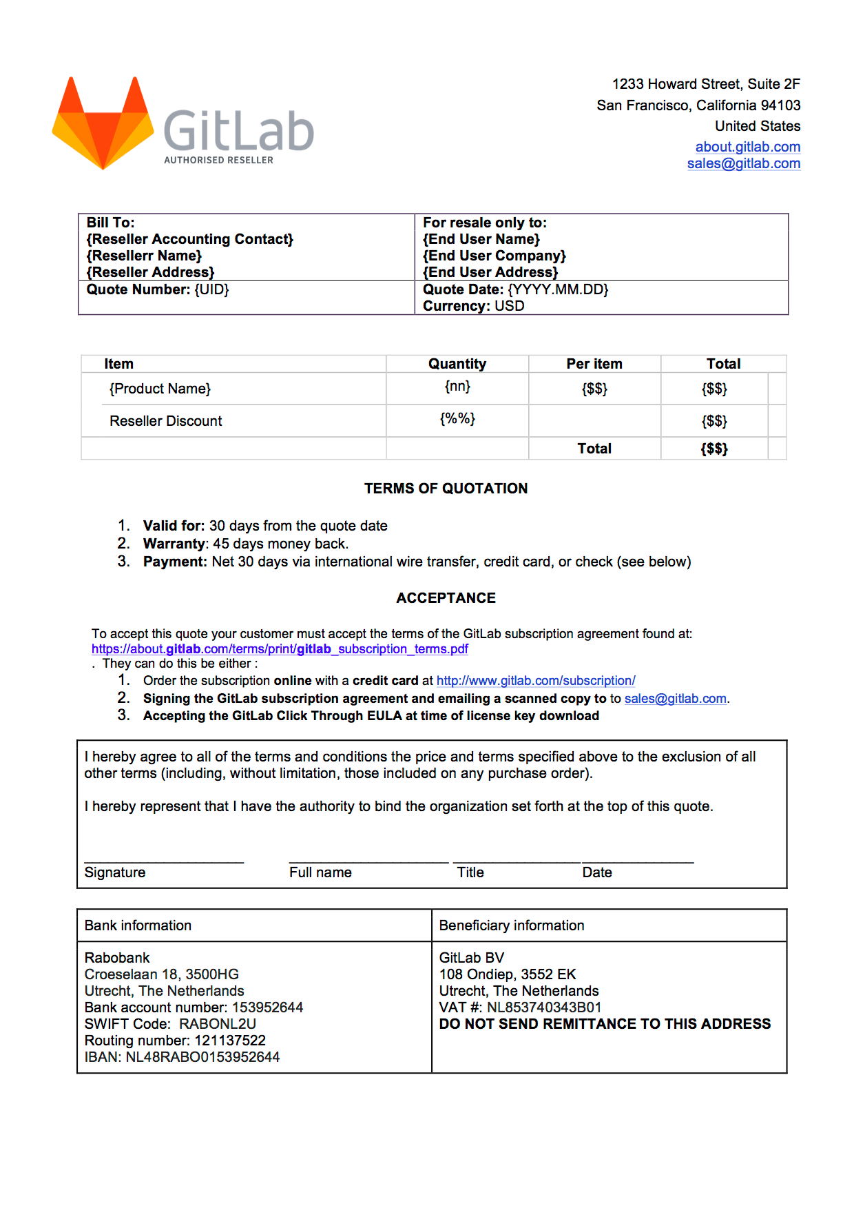 Sample Reseller Agreement The Document Template