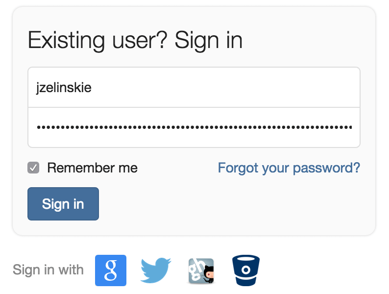Sign into GitLab
