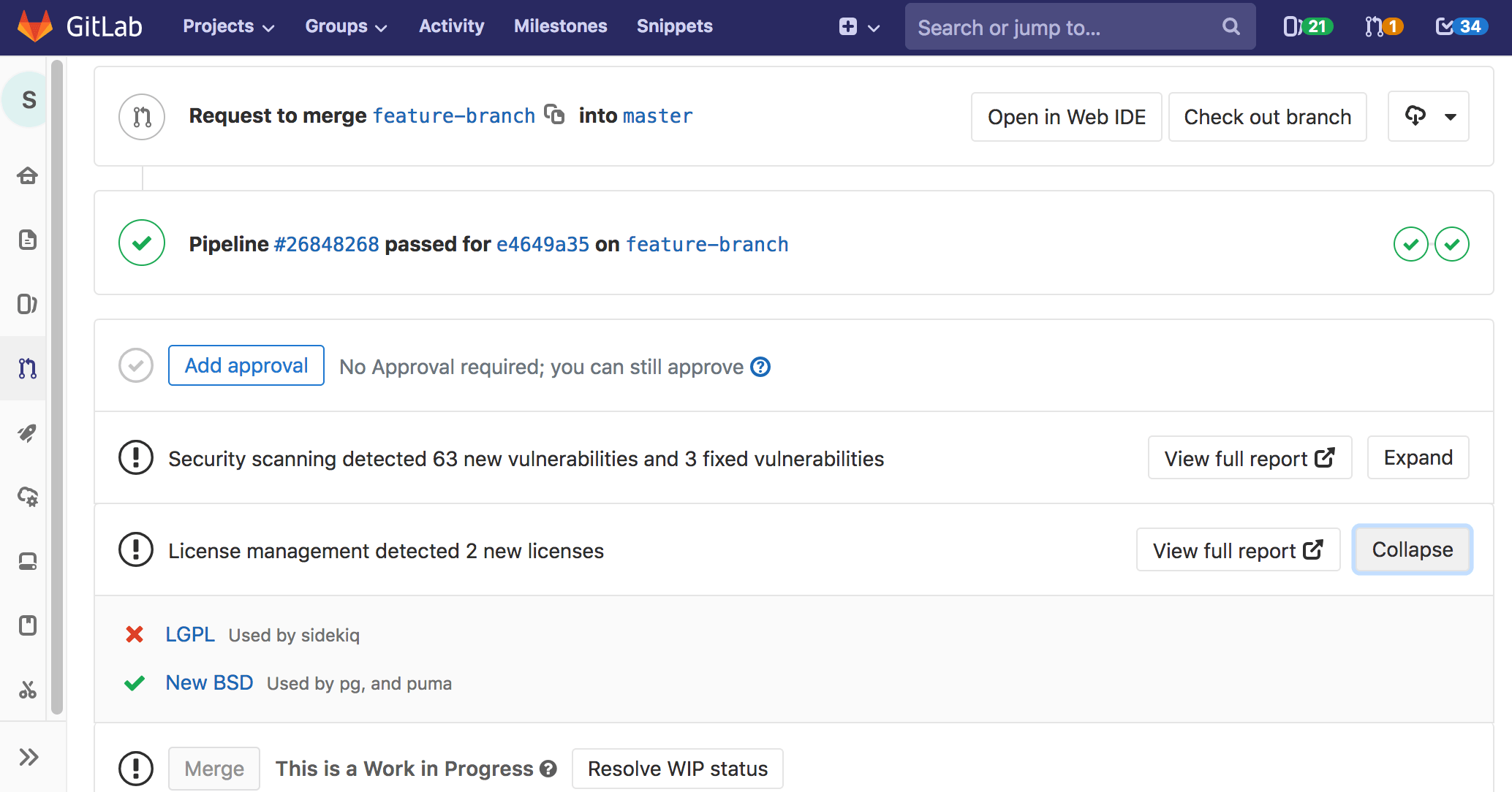 GitLab License Management