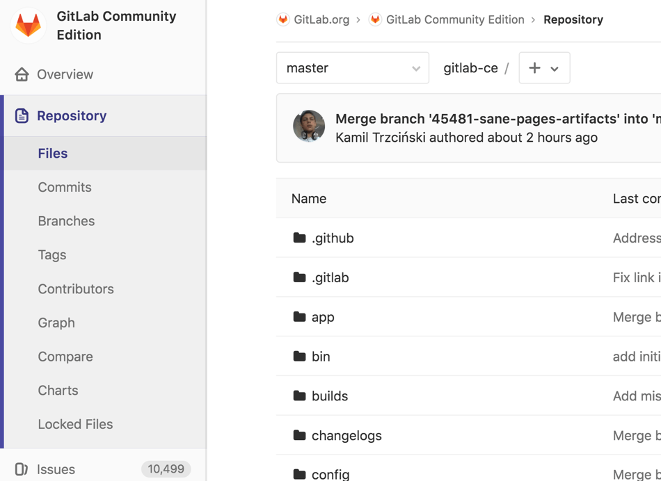 Gitlab stage image